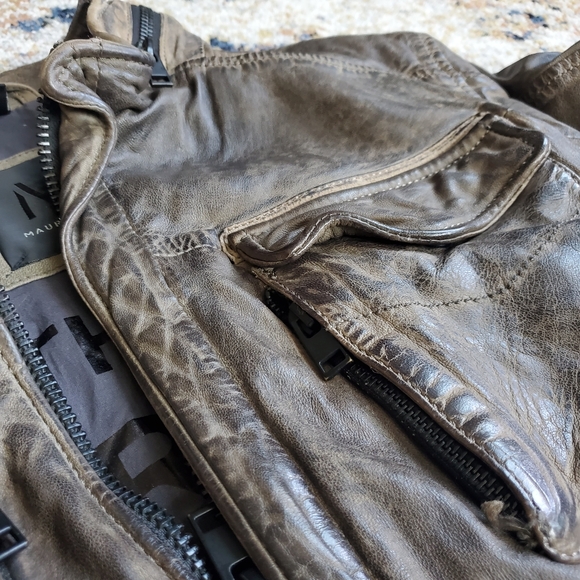 MAURITIUS Cove‎ Leather Jacket - Picture 10 of 15